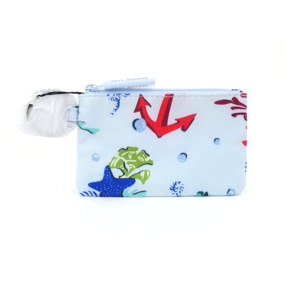 Vera Bradley Anchors Aweigh Lighten Up Zip Id Case NWT - Picture 1 of 2